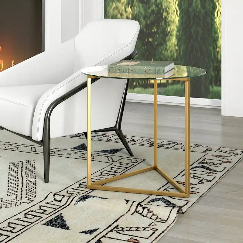 24 Wide Round Side Table - 24 Wide