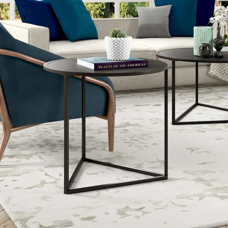 24 Wide Round Side Table - 24 Wide