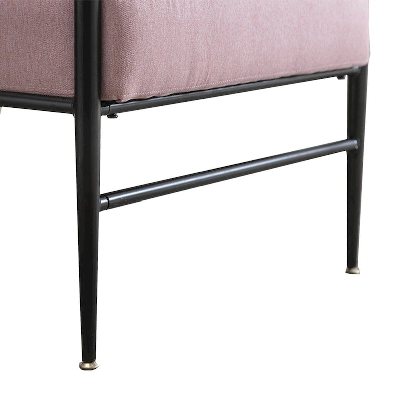 Comfy Simple Upholstered Single Armchair for Living Room