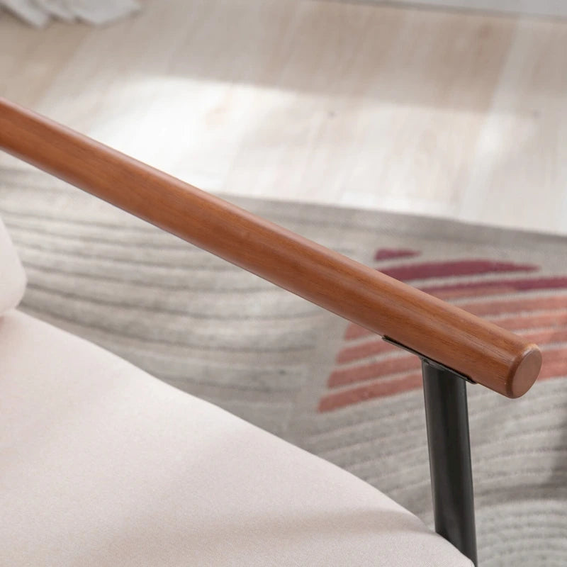 Comfy Simple Upholstered Single Armchair for Living Room