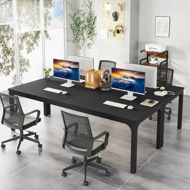 78.7 Inches Extra Long Computer Desk 2 Person Desk Large Writing Desk