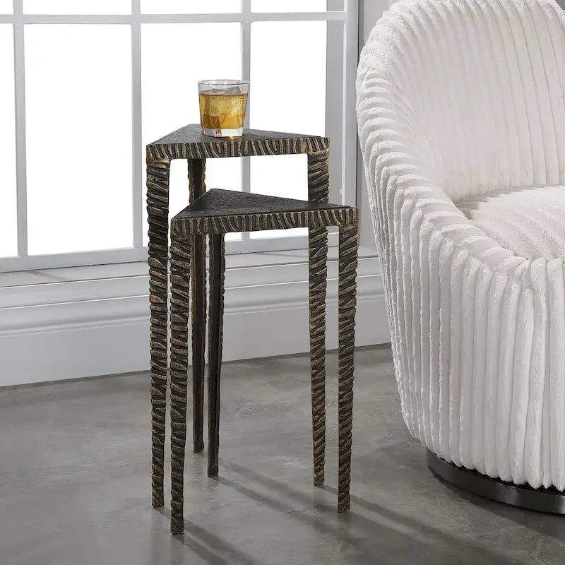 Triangular Accent Tables (Set of 2)