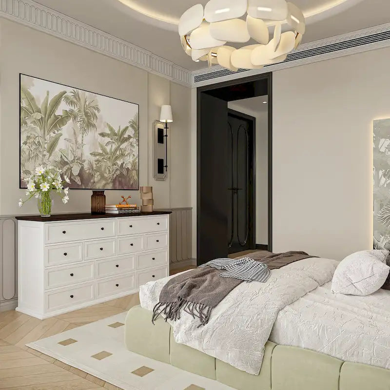 61W Legant 12-Drawer Dresser for Modern Home Decor Accent Cabinet