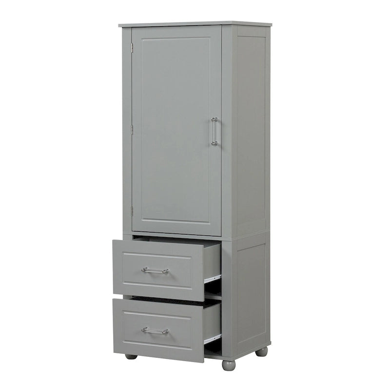 Tall Bathroom Storage Cabinet, Freestanding Storage Cabinet
