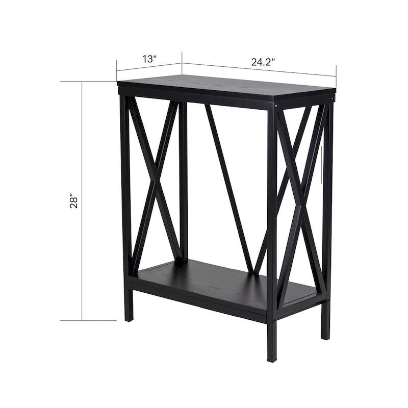 20 Steel X-Frame Aquarium Stand in Black