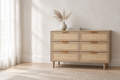 Nordic Style Rattan Dresser