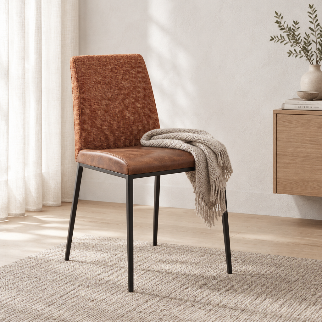 Nordic Two-Tone Dining Chair Editorial